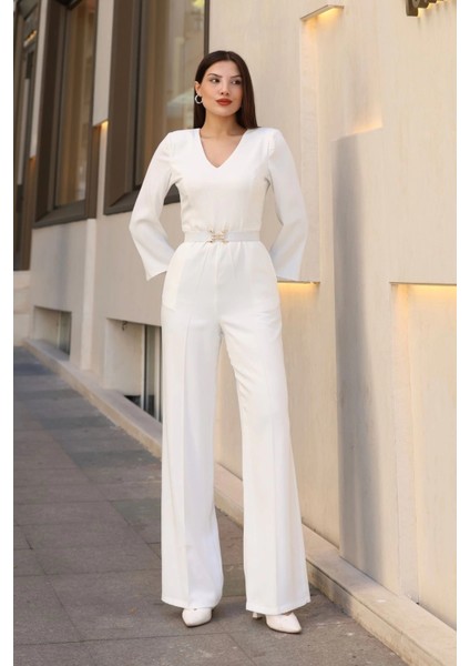 Nursel Ergin Özel Tasarım Tulum 6050-EKRU indirimleri