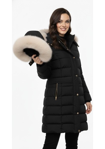 Kadın Spor Kapüşonlu Içi Peluş Mont M5307 BGL-ST04913 fırsatları