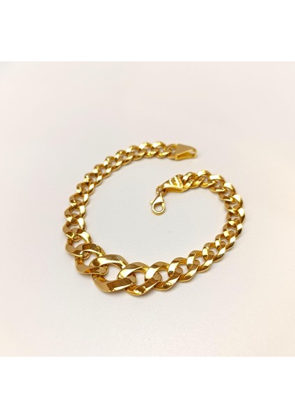 13.2mm Gurmet Bileklik Künye 22 Ayar Altın Hd Videolu fiyatları