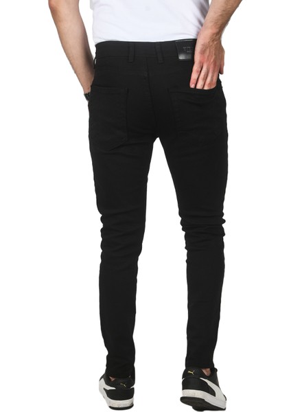 Siyah Likralı Jeans Skinny Fit Esnek Kot Pantolon 2004157