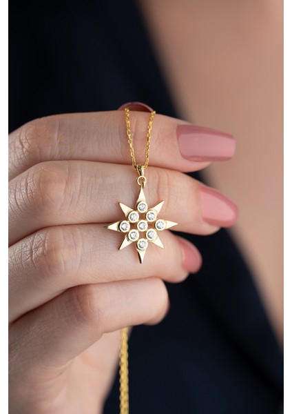 925 Ayar Gümüş Yıldız Kolye Kolye fiyatları