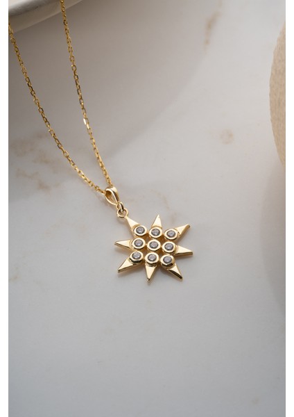 925 Ayar Gümüş Yıldız Kolye Kolye indirimleri