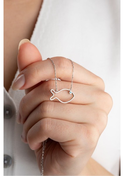 925 Ayar Gümüş Balık Kolye fiyatları