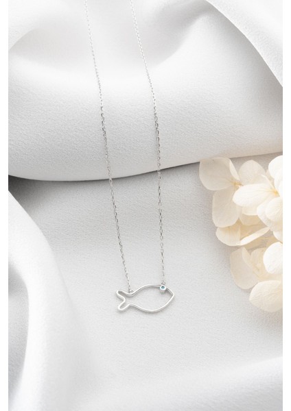 925 Ayar Gümüş Balık Kolye modelleri