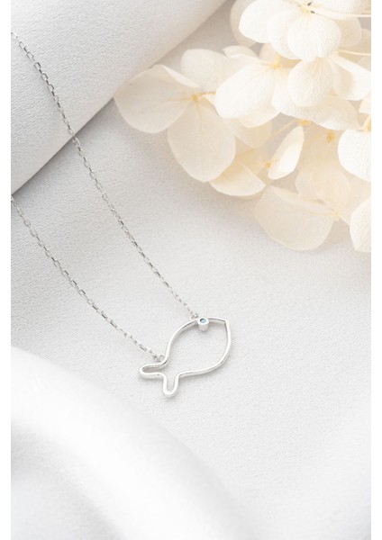 925 Ayar Gümüş Balık Kolye fırsatları