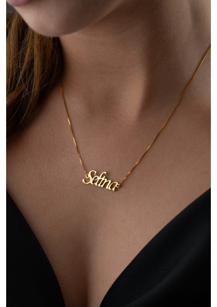 925 Ayar Gümüş Kişiye Özel Isim Kolye