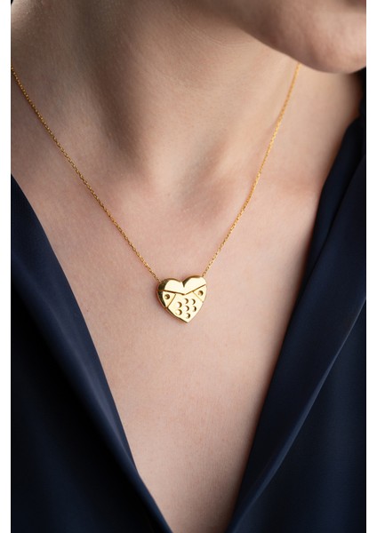 925 Ayar Gümüş Isim Yazılabilen Kalp Kolye fırsatları