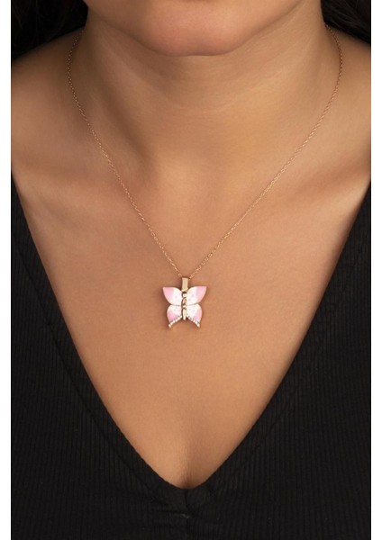 925 Ayar Kelebek Açılabilen Isimli Gümüş Kolye fırsatları