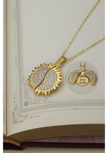 925 Ayar Gümüş Isimli Açılan Güneş Kolye fiyatları