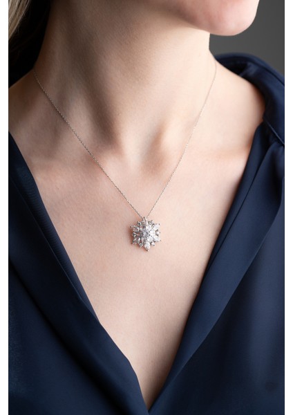 925 Ayar Gümüş Işıklı Kutu Lotus Kolye fiyatları