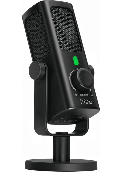 Stüdyo Kayıt/bilgisayar Akışı Için Usb-Podcast-Kondenser-Mikrofon, Youtube Müzik Vokal Oluşturma Için Masaüstü-Metal-Mic, Monitör-Mix Ses Kontrolü, Düşük Kesim Anahtarı (Profıle3)