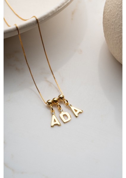 925 Ayar Gümüş Kişiye Özel Taşlı Isim Kolye fırsatları