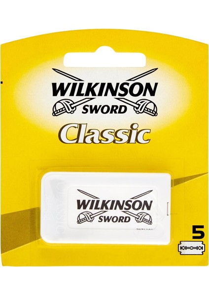Wilkinson Sword Klasik 5'li Yaprak Tıraş Bıçağı Yedeği 5 Paket 5 Paket (5 x 0.400 G) fiyatları