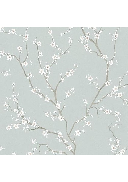 RMK11272WP Tapete Mit Kirschblütenmotiv, Zum Abziehen Und Aufkleben, Blau modelleri