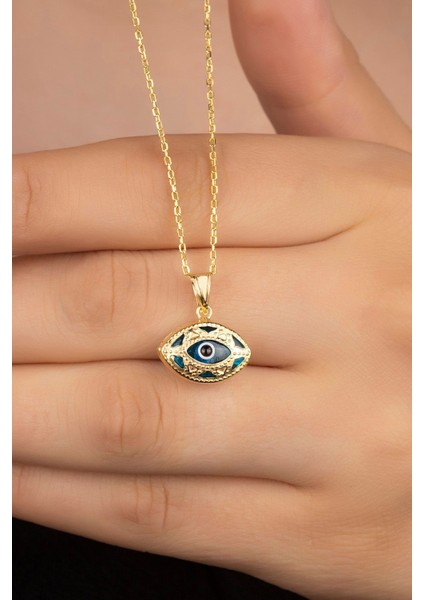 925 Ayar Gümüş Damla Göz Kolye fiyatları