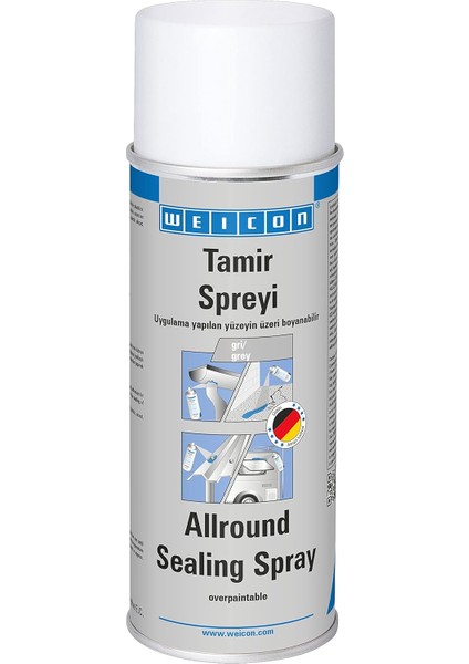 Hızlı Yapıştırıcı Tamir Spreyi - 400 ml Güçlü Yapışkan Plastik Sprey, Gri