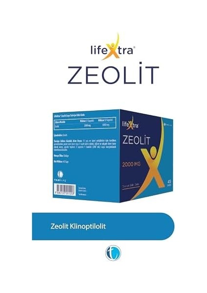 Lifextra Zeolit 2000 Mg 45 Saşe fiyatları