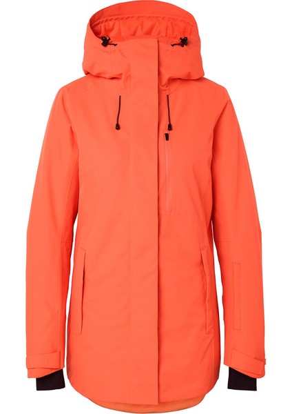 Kadın Kayak ve Snowboard Ceketi, Mercan