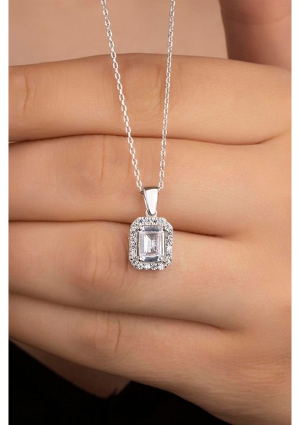 925 Ayar Gümüş Baget Kolye fiyatları