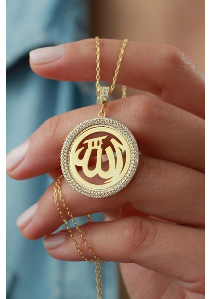 925 Ayar Gümüş Allah Lafzı Kolye fiyatları