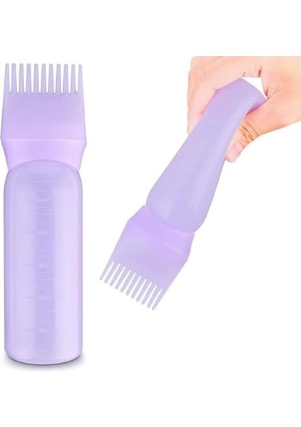 Yunhan Taraklı Saç Boyama ve Bakım Yağı Uygulama Şişesi (1 Adet)