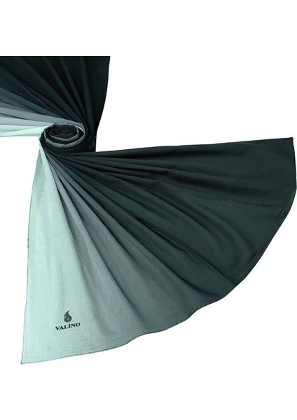 Mısırlı Eşarpları Degrade Organik Pamuk Şal 75X190 cm