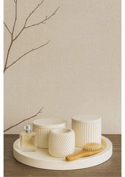 El Yapımı 6 Parçalı Modern Saklama & Düzenleme Seti – Parlak Yüzeyli Beton & Seramik Karışımı fırsatları