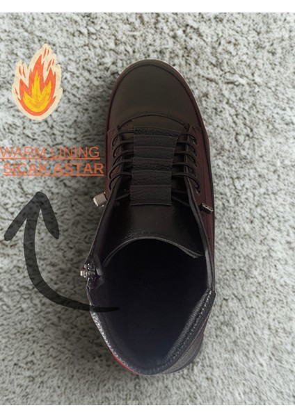 Fermuarlı Ortopedik Kaymaz Taban Bağcık Detaylı Bağcıksız Akıllı Bağcık Sıcak Astar Bot fiyatları