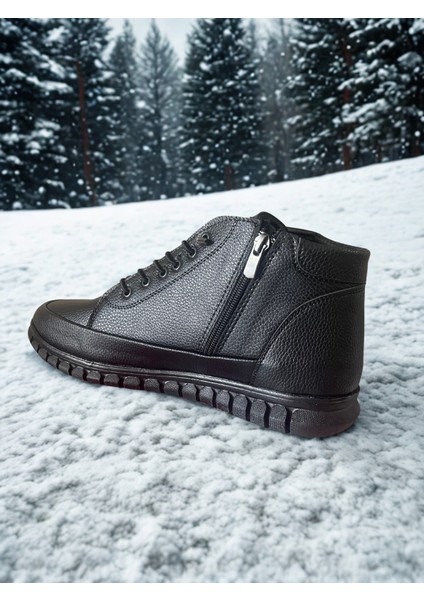 Fermuarlı Ortopedik Kaymaz Taban Bağcık Detaylı Bağcıksız Akıllı Bağcık Sıcak Astar Bot fırsatları