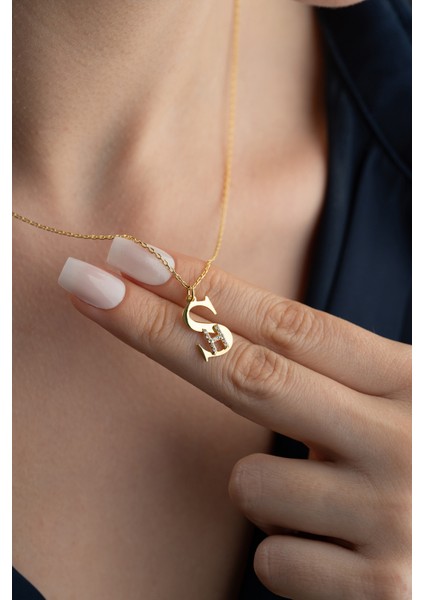 925 Ayar Gümüş Kişiye Özel Harf Kolye fiyatları