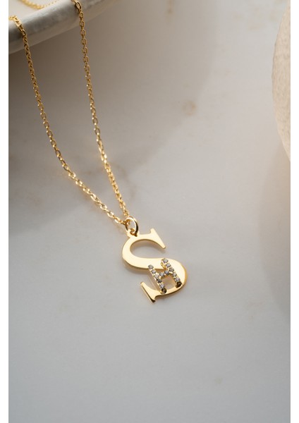 925 Ayar Gümüş Kişiye Özel Harf Kolye indirimleri