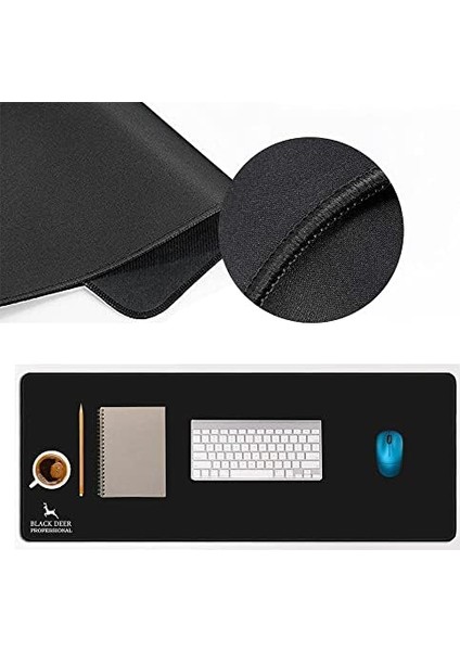 Deer Oyuncu Mouse Pad, Fare Altlığı, Kenar Dikişli, Kaymaz Taban, Ofis Tipi, Pürüzsüz Yüzey, Çalışma Masası Altlığı (90X40 Xl) modelleri