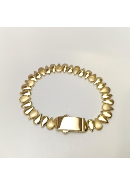 Damla Bileklik Künye 14 Ayar Altın Hd Videolu modelleri