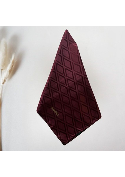 Büyük Baklava Desenli Jakarlı Şal modelleri