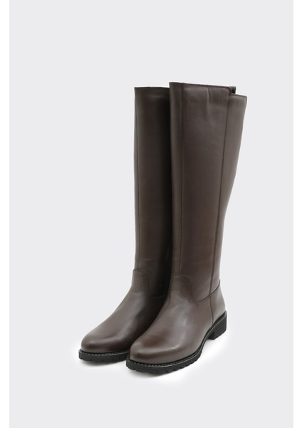 Günlük Hakiki Deri Fermuarlı Kadın Çizme fiyatları