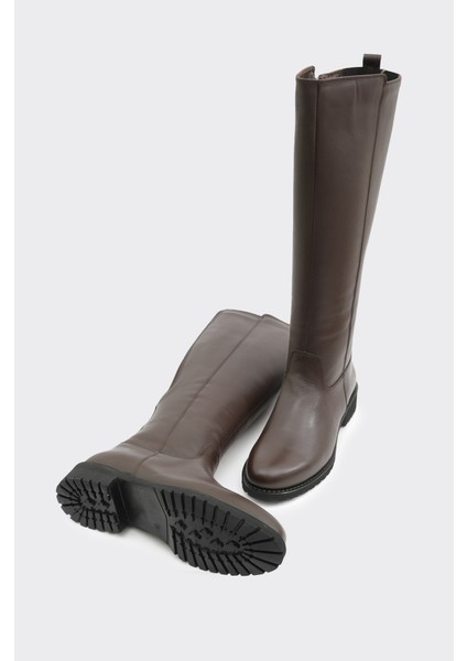 Günlük Hakiki Deri Fermuarlı Kadın Çizme fırsatları