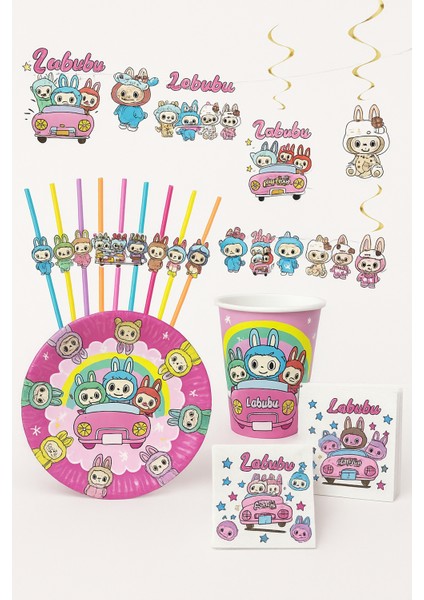 Pipet Labubu Artistik Körüklü Pipet 10LU indirimleri