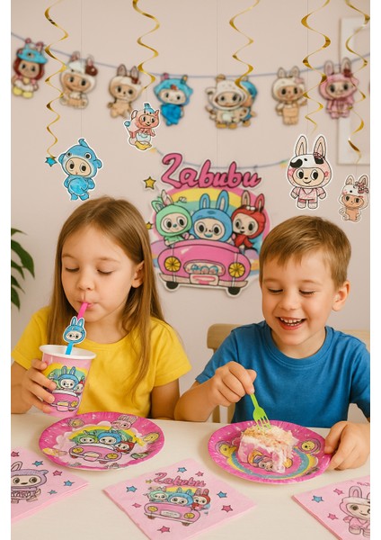 Pipet Labubu Artistik Körüklü Pipet 10LU