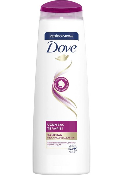 Dove Ultra Care Saç Bakım Şampuanı Uzun Saç Terapisi Uzun Yıpranmış Saçlar Için 400 ml modelleri