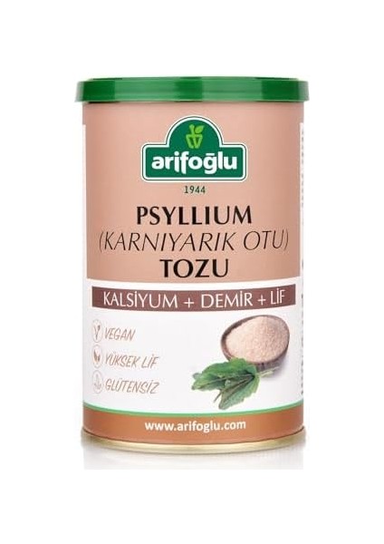 Arifoğlu Karnıyarık Otu Tozu (Psyllium) 200G