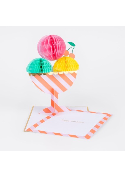 - Dondurma Tebrik Kartı