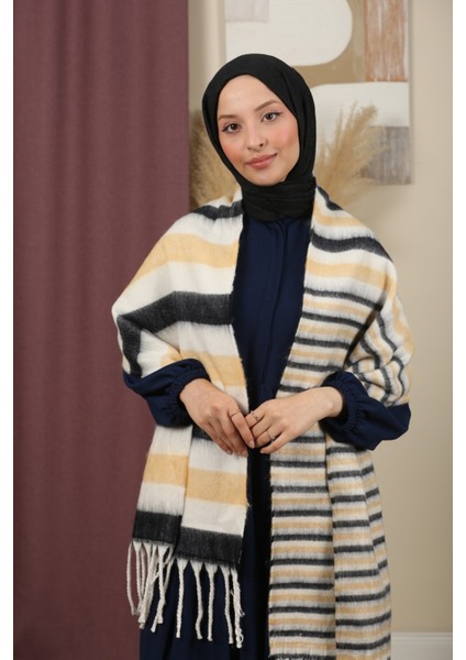 Çift Taraflı Kışlık Omuz Şalı fırsatları