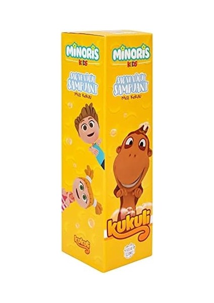 Minoris Kids. Kukuli. Organik Saç ve Vucut Şampuanı. Muz Kokulu modelleri
