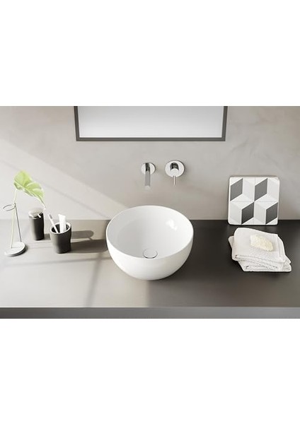 Outline 5992B403-0016 Yuvarlak Lavabo, 40 Cm, Beyaz modelleri