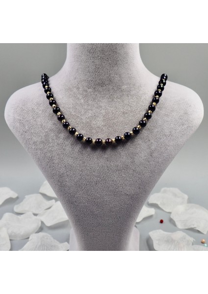 Siyah Tatlı Su Incisi Kolye Bileklik Set fiyatları