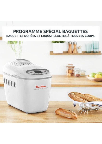 Home Bread Baguette Xxl | 1.5 kg - 16 Programlı Baget ve Ekmek Makinesi fiyatları