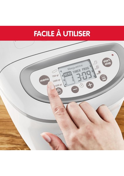 Home Bread Baguette Xxl | 1.5 kg - 16 Programlı Baget ve Ekmek Makinesi