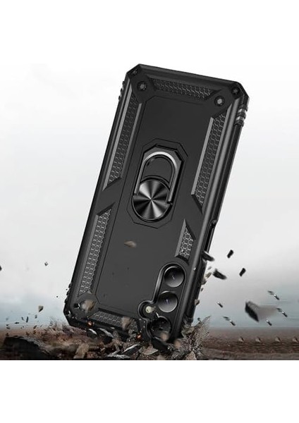Galaxy A05S Uyumlu Yüzüklü Standlı Tank Kılıf modelleri