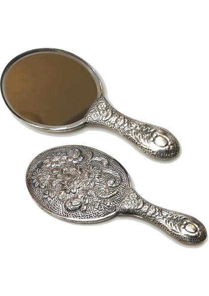 925 Ayar Gümüş Işlemeli Ayna Kutu Hd Videolu