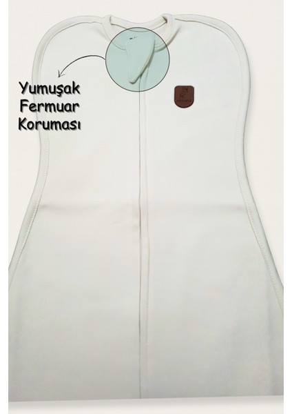 Bebek Uyku Tulumu 3-6 Ay - %100 Pamuk Terletmeyen Bebek Kundak Organik, Fermuarlı Yenidoğan Kundak indirimleri